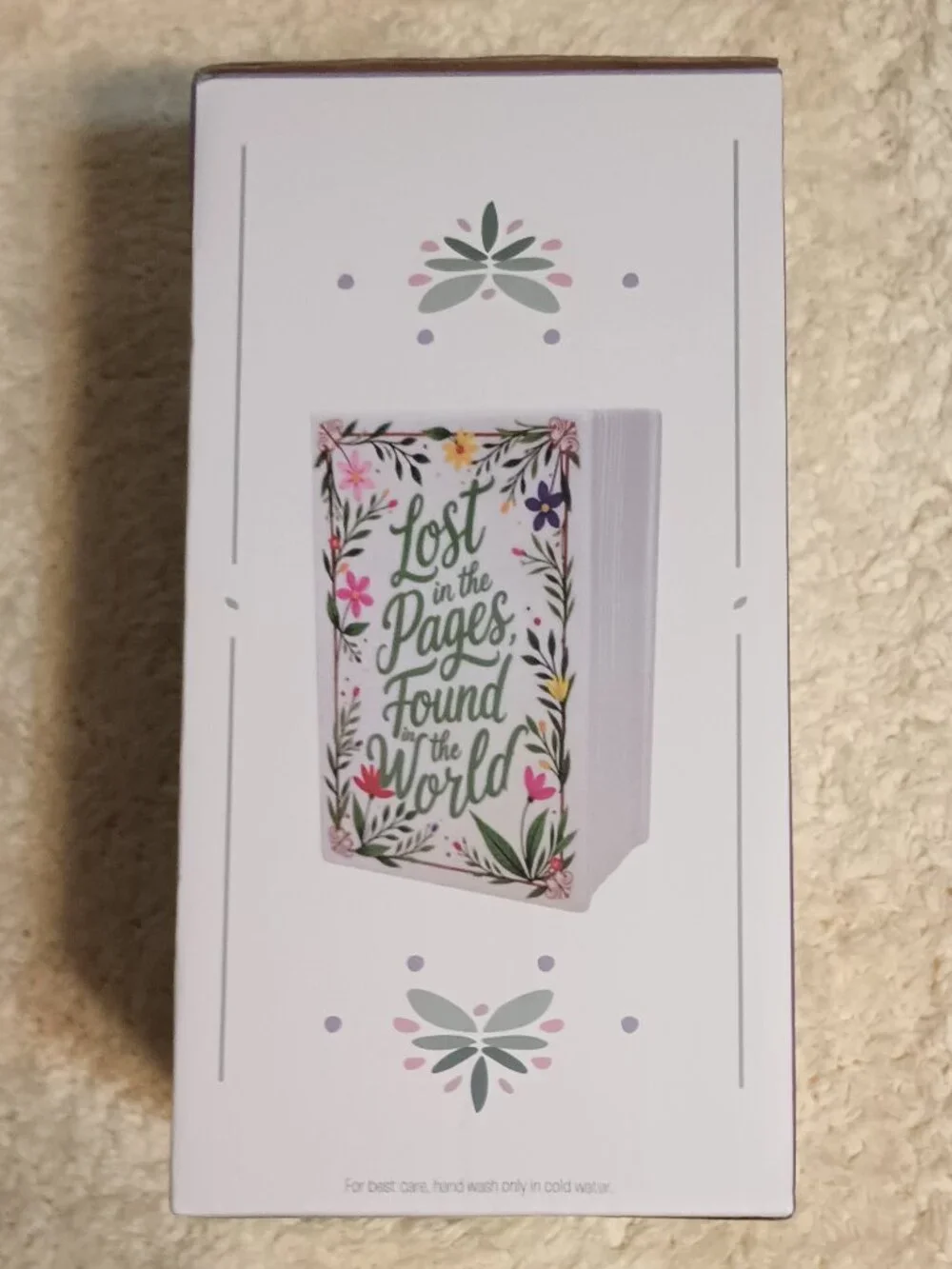 NWT ~ Streamline's Petals & Pages Ceramic Book Vase Table Decor
